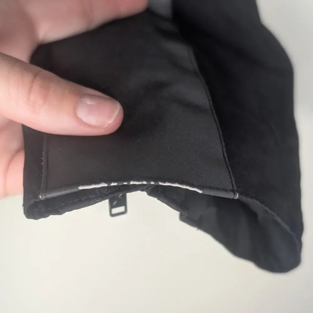 99%IS- Korean Streetwear Nylon Moto Jacket in Black, Size 2 (Medium)